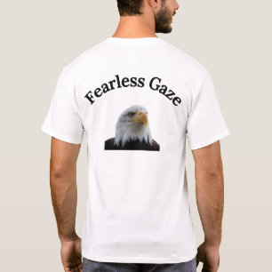 Fearless Gaze Bald Eagle Graphic T-Shirt