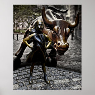 Fearless Girl Gains An Ally Poster