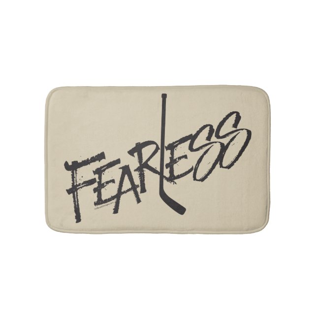 Fearless (Hockey) Bath Mat (Front)
