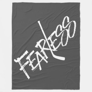 Fearless (Hockey) Fleece Blanket