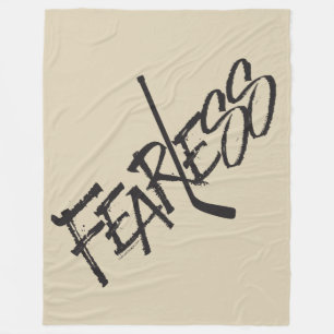Fearless (Hockey) Fleece Blanket