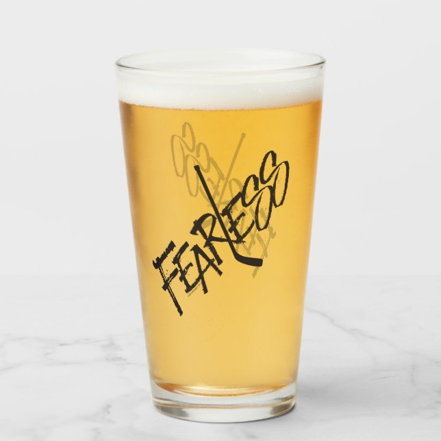 Fearless (Hockey) Glass (Front Filled)