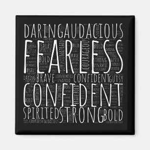 Fearless Inspirational Magnet