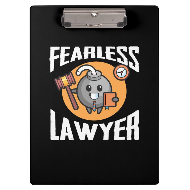 Fearless Lawyer Clipboard (Front)