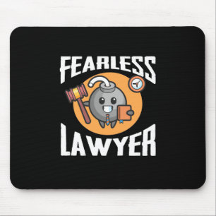 Fearless Lawyer Mouse Pad