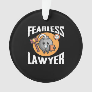 Fearless Lawyer Ornament