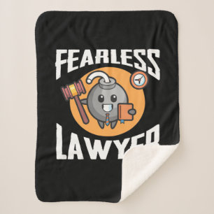 Fearless Lawyer Sherpa Blanket