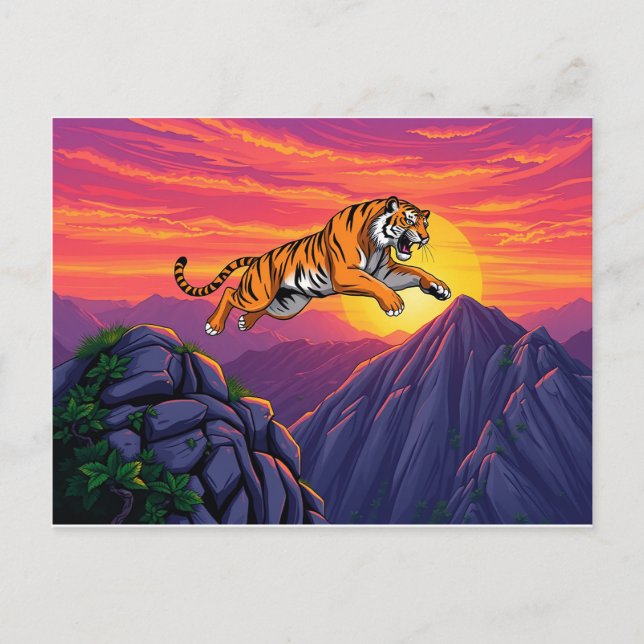 Fearless Leap  Postcard (Front)