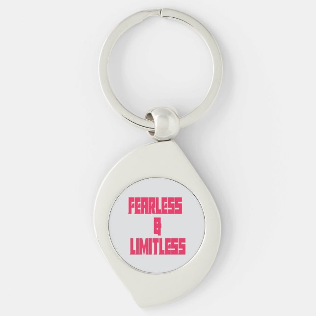 Fearless & Limitless  Key Ring (Front)
