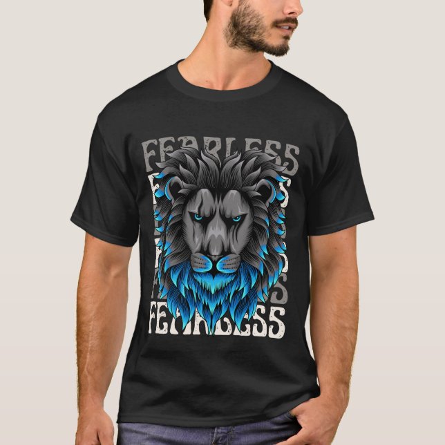 Fearless Lion Graphic Tee (Front)