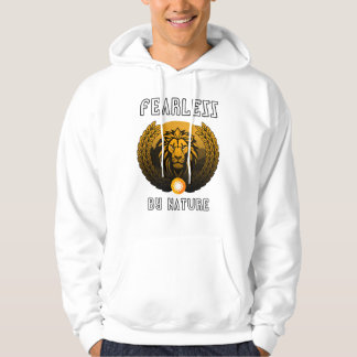 Fearless Lion Hoodie – Roaring Jungle King, Bold A