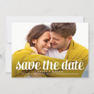 Fearless Love Photo Save The Date Card