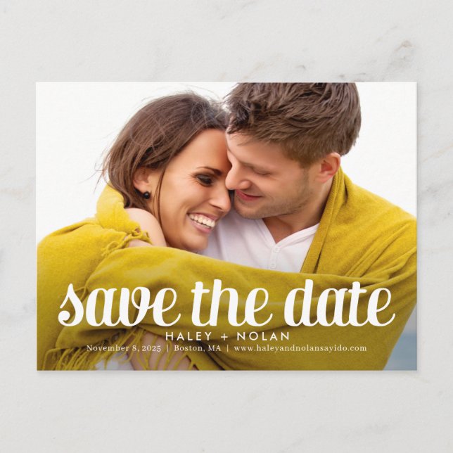 Fearless Love Save The Date Postcard (Front)