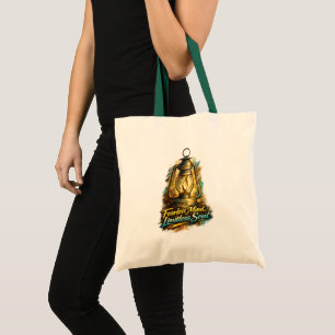 Fearless Mind Limitless Soul Inspirational Lantern Tote Bag