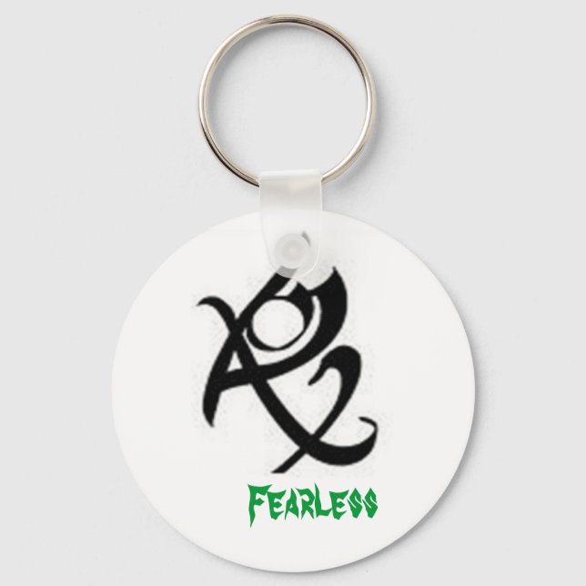 Fearless Rune Key Ring (Front)