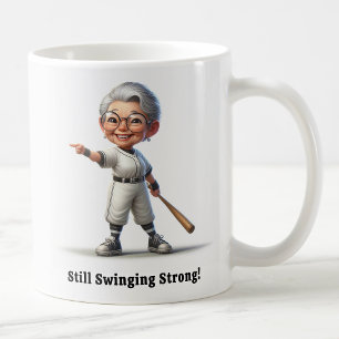 Fearless Senior Slugger Still Winning Coffee Mug