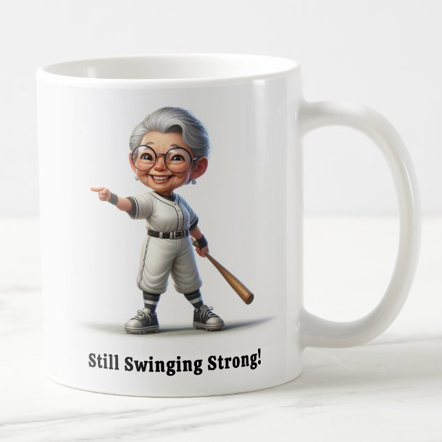 Fearless Senior Slugger Still Winning Coffee Mug (Creator Uploaded)