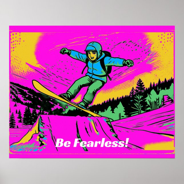  Fearless - Snowboarder Poster (Front)