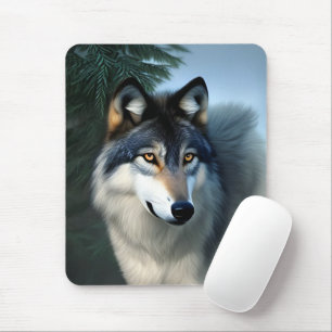 Fearless The Arctic Wolf, Mousepad