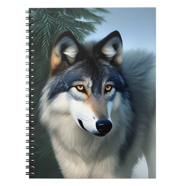 Fearless The Arctic Wolf, Notebook (Front)