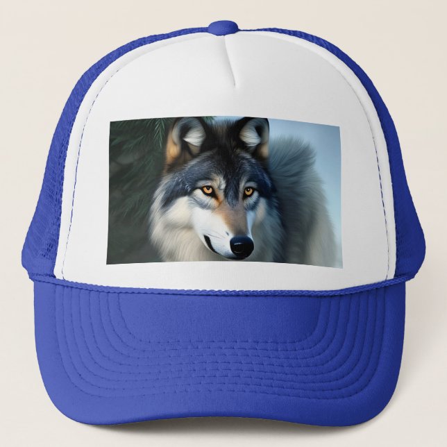 Fearless The Arctic Wolf, Truckers Hat (Front)