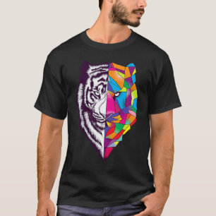 Fearless Tiger Cat face T-Shirt