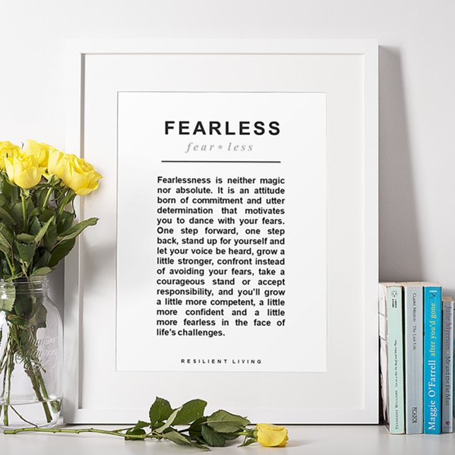FEARLESS Uplifting Motivational Poster (Creator Uploaded)