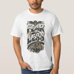 Fearless Vintage Tiger Graphic Streetwear Tee