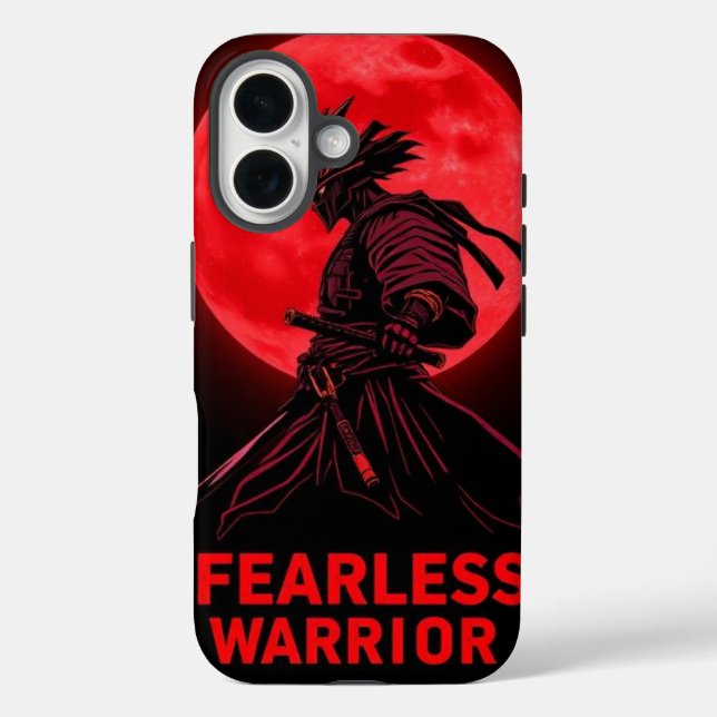  Fearless Warrior iPhone Case – Bold & Protective (Back)