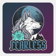 Fearless White Wolf Under The Moon Empowerment