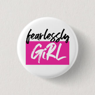 FearlesslyGiRL Logo 3 Cm Round Badge