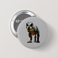 **"Fearsome Grin: The Smirking T-Rex"**