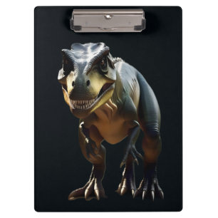 **"Fearsome Grin: The Smirking T-Rex"** Clipboard