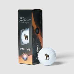 **"Fearsome Grin: The Smirking T-Rex"** Golf Balls