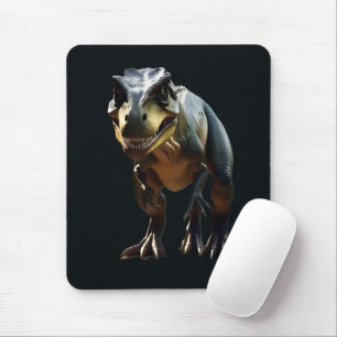 **"Fearsome Grin: The Smirking T-Rex"** Mouse Pad