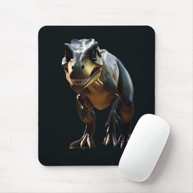 **"Fearsome Grin: The Smirking T-Rex"** Mouse Pad (With Mouse)