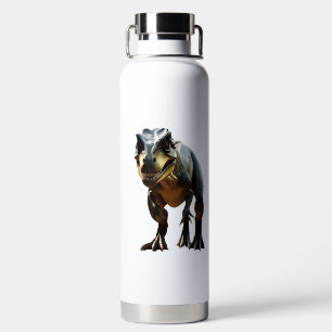 **"Fearsome Grin: The Smirking T-Rex"** Water Bottle