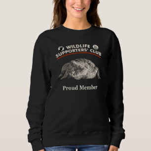 Fearsome Nile Crocodile Picture For Wildlife Fans Sweatshirt