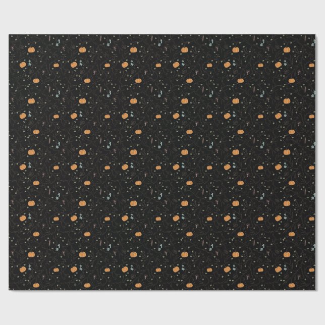 Fearsome Vineyard for Halloween Wrapping Paper (Flat)