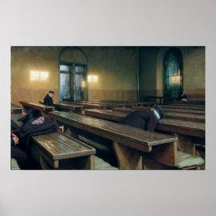 Feast Day at the Pio Albergo Trivulzio, 1892 Poster