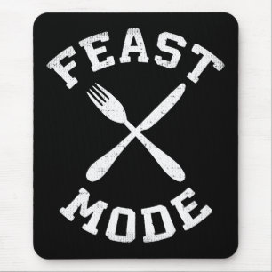 Feast Mode - Bulking - Eat, Hungry - Funny Novelty Mouse Pad