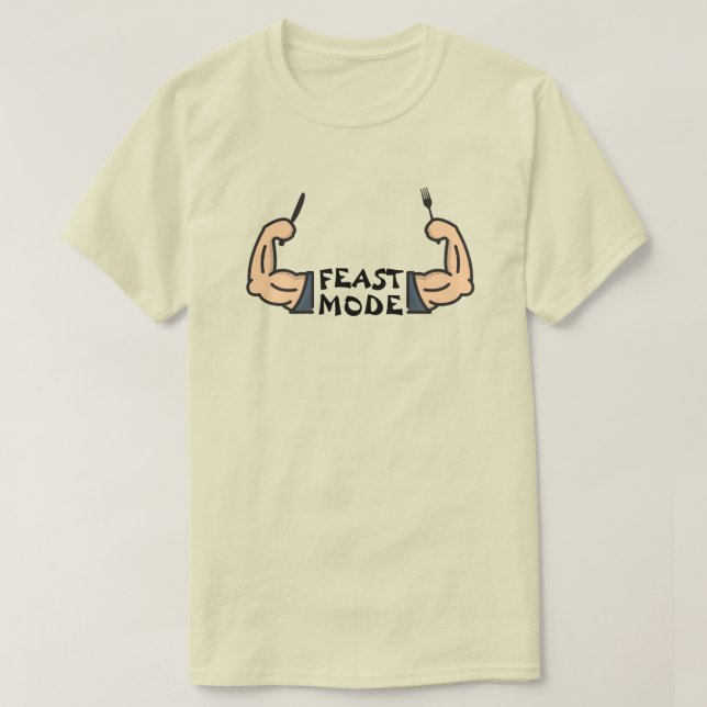 Feast Mode Flex Thanksgiving T-Shirt (Design Front)