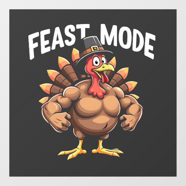 Feast mode Funny Thanksgiving Turkey Fitness Meal (Sheet)