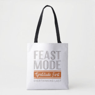 Feast Mode Gratitude Tote - Customisable Bag