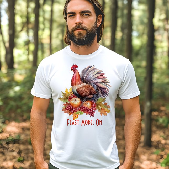 Feast Mode: On – Fun Thanksgiving  T-Shirt (Creator Uploaded)