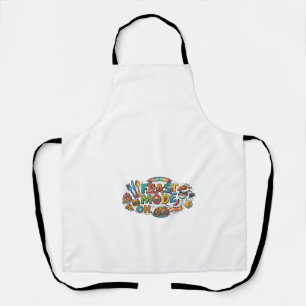 Feast Mode On Funny Foodie Graphic T-Shirt Apron