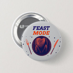 Feast Mode – Thanksgiving Pin Button