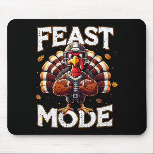 Feast Mode Turkey Vintage Football Thanksgiving Sh Mouse Pad