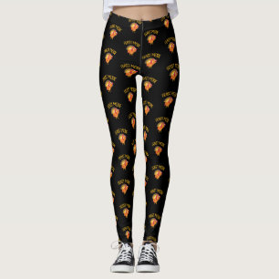 Feast Mode Turkey Weight Lifting Funny Leggings