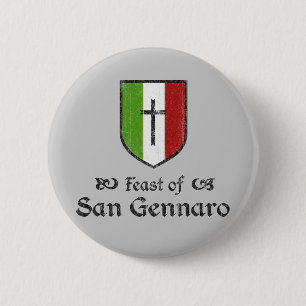 Feast of San Gennaro Festival Button